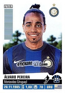 Sticker Álvaro Pereira - Calciatori 2012-2013 n. 188 - Panini