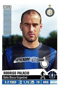Sticker Rodrigo Palacio - Calciatori 2012-2013 n. 198 - Panini