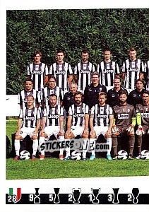 Sticker Squadra - Juventus  (1 of 2) - Calciatori 2012-2013 n. 205 - Panini