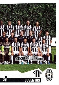 Sticker Squadra - Juventus  (2 of 2) - Calciatori 2012-2013 - Panini