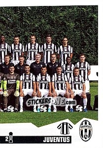 Sticker Squadra - Juventus  (2 of 2) - Calciatori 2012-2013 n. 206 - Panini