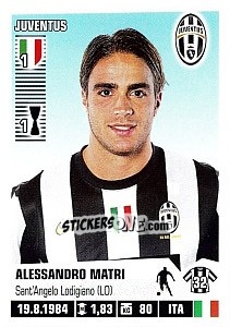 Sticker Alessandro Matri - Calciatori 2012-2013 - Panini