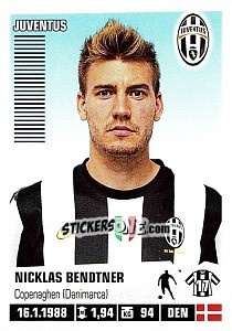 Sticker Nicklas Bendtner - Calciatori 2012-2013 - Panini
