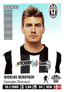Sticker Nicklas Bendtner - Calciatori 2012-2013 n. 223 - Panini