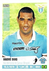 Cromo André Dias - Calciatori 2012-2013 n. 227 - Panini