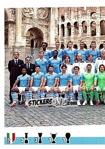 Sticker Squadra - Lazio  (1 of 2) - Calciatori 2012-2013 n. 229 - Panini