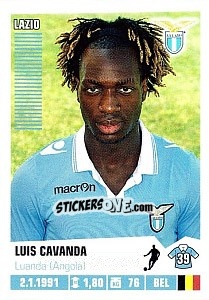 Sticker Luis Cavanda - Calciatori 2012-2013 n. 233 - Panini