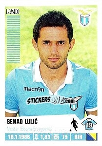 Sticker Senad Lulic - Calciatori 2012-2013 - Panini