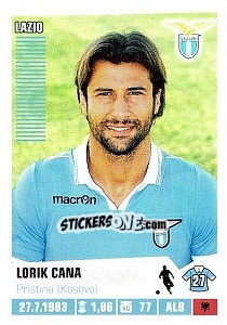 Cromo Lorik Cana - Calciatori 2012-2013 - Panini