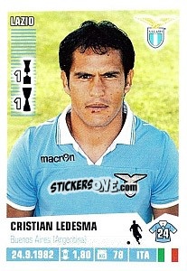 Cromo Cristian Ledesma - Calciatori 2012-2013 - Panini