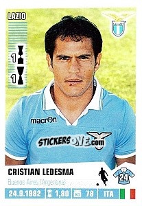Cromo Cristian Ledesma - Calciatori 2012-2013 n. 238 - Panini
