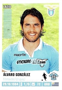 Sticker Álvaro González - Calciatori 2012-2013 n. 239 - Panini