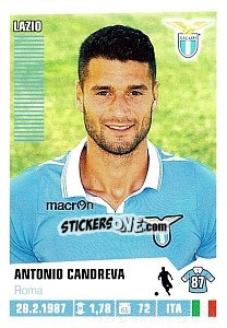 Sticker Antonio Candreva - Calciatori 2012-2013 n. 240 - Panini