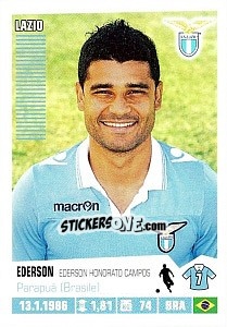 Figurina Ederson - Calciatori 2012-2013 n. 241 - Panini