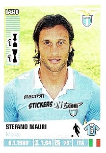 Sticker Stefano Mauri - Calciatori 2012-2013 n. 242 - Panini