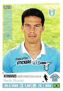 Sticker Hernanes - Calciatori 2012-2013 n. 243 - Panini