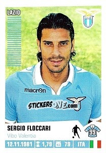 Cromo Sergio Floccari - Calciatori 2012-2013 - Panini