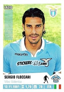Sticker Sergio Floccari - Calciatori 2012-2013 n. 245 - Panini