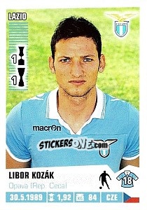 Sticker Libor Kozák - Calciatori 2012-2013 n. 247 - Panini