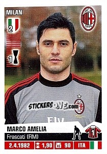 Sticker Marco Amelia - Calciatori 2012-2013 - Panini