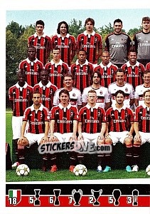 Sticker Squadra - Milan  (1 of 2) - Calciatori 2012-2013 - Panini