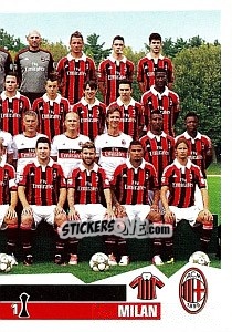 Sticker Squadra - Milan  (2 of 2) - Calciatori 2012-2013 n. 254 - Panini