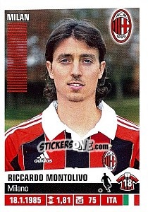 Cromo Riccardo Montolivo - Calciatori 2012-2013 - Panini