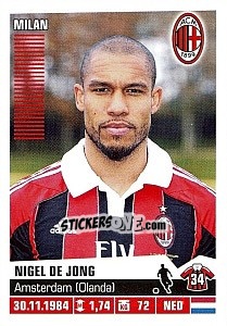 Sticker Nigel de Jong - Calciatori 2012-2013 n. 263 - Panini