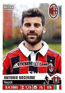 Figurina Antonio Nocerino - Calciatori 2012-2013 - Panini