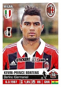 Cromo Kevin-Prince Boateng - Calciatori 2012-2013 - Panini
