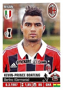Sticker Kevin-Prince Boateng - Calciatori 2012-2013 n. 266 - Panini