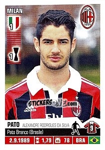 Sticker Pato - Calciatori 2012-2013 n. 270 - Panini
