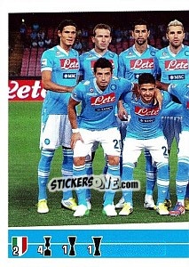 Figurina Squadra - Napoli  (1 of 2) - Calciatori 2012-2013 - Panini