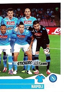 Cromo Squadra - Napoli  (2 of 2) - Calciatori 2012-2013 - Panini