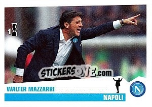 Sticker Walter Mazzarri - Calciatori 2012-2013 n. 279 - Panini