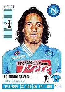 Figurina Edinson Cavani - Calciatori 2012-2013 - Panini