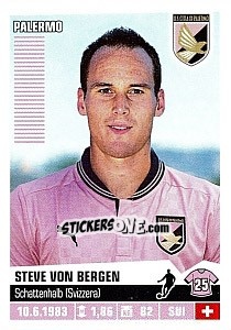 Figurina Steve Von Bergen - Calciatori 2012-2013 - Panini