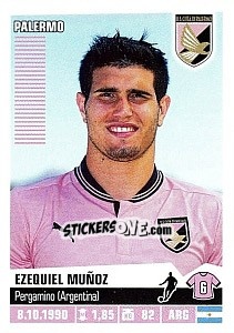 Figurina Ezequiel Muñoz - Calciatori 2012-2013 - Panini