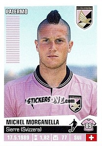 Sticker Michel Morganella - Calciatori 2012-2013 n. 305 - Panini