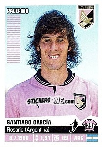 Sticker Santiago García - Calciatori 2012-2013 n. 306 - Panini