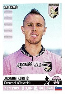 Sticker Jasmin Kurtic - Calciatori 2012-2013 n. 308 - Panini