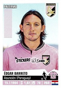 Cromo Édgar Barreto - Calciatori 2012-2013 - Panini