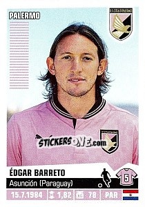 Cromo Édgar Barreto