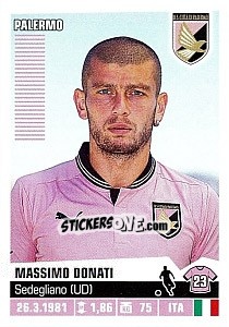 Sticker Massimo Donati - Calciatori 2012-2013 - Panini
