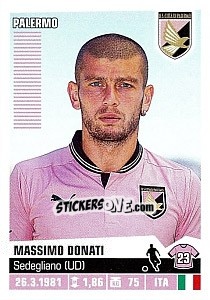 Sticker Massimo Donati - Calciatori 2012-2013 n. 311 - Panini