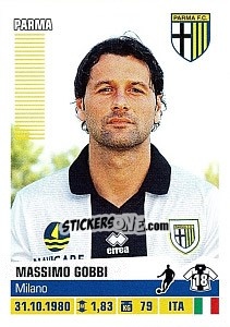 Sticker Massimo Gobbi - Calciatori 2012-2013 n. 331 - Panini