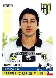 Cromo Jaime Valdés - Calciatori 2012-2013 n. 334 - Panini