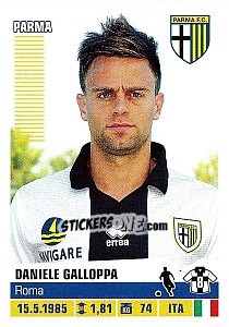 Figurina Daniele Galloppa - Calciatori 2012-2013 n. 335 - Panini