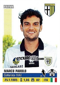 Sticker Marco Parolo - Calciatori 2012-2013 n. 336 - Panini
