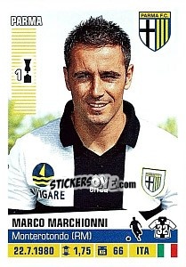 Cromo Marco Marchionni - Calciatori 2012-2013 - Panini